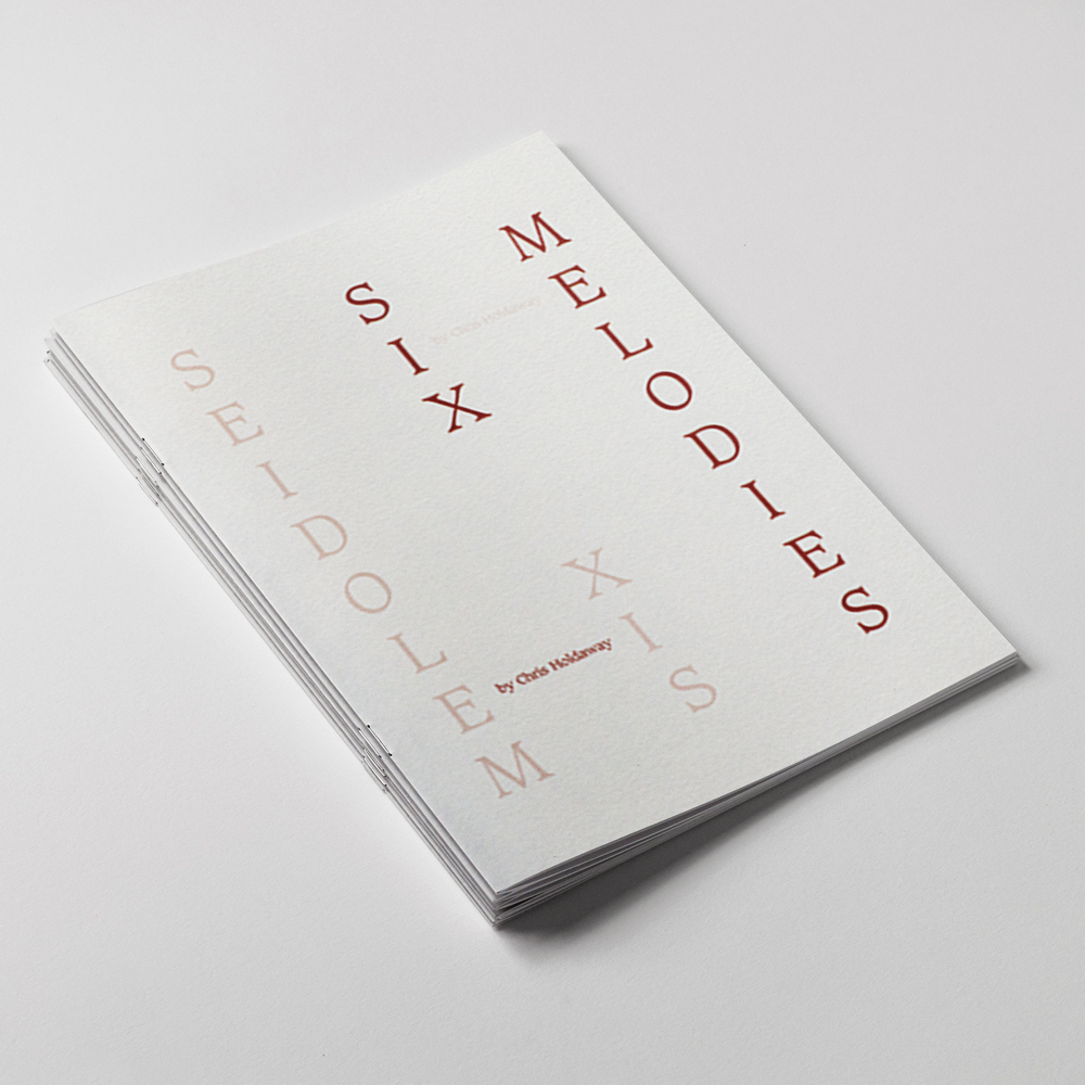 Book cover for Six Melodies by Chris Holdaway